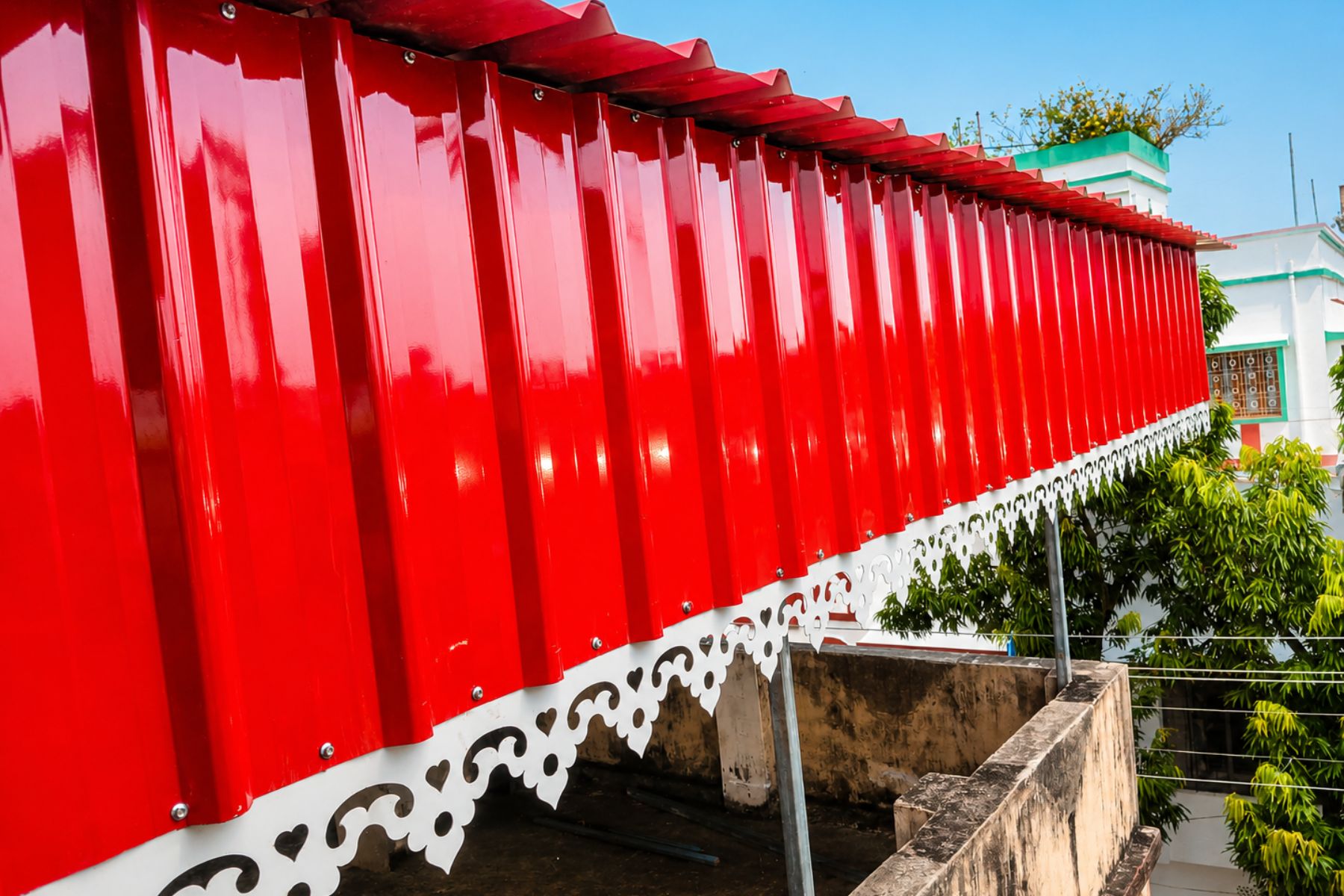 Red Entrance Canopy by Radha Krishna Enterprise
