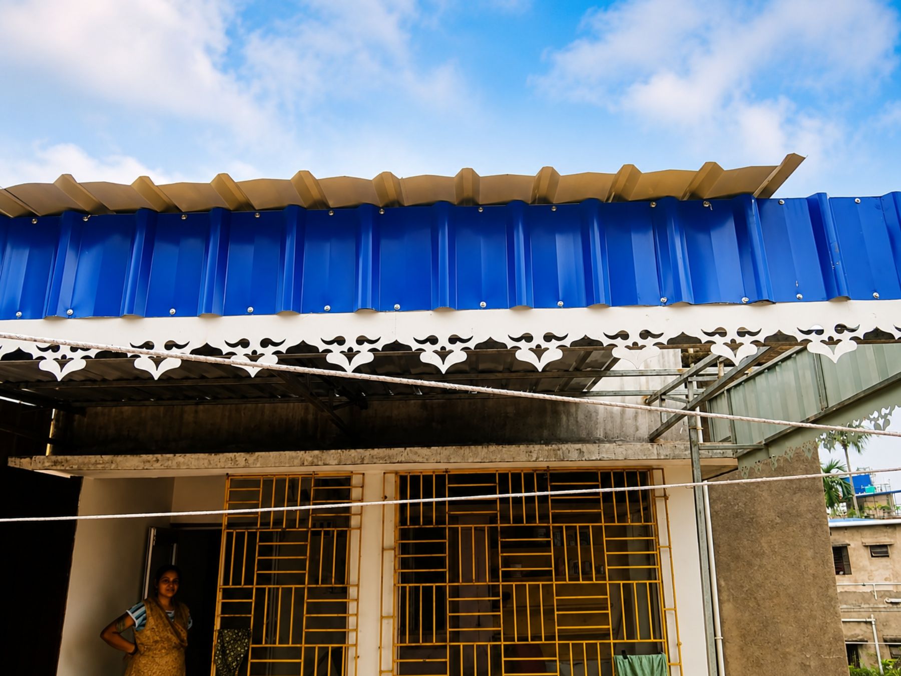 Blue Roof Shade by Radha Krishna Enterprise